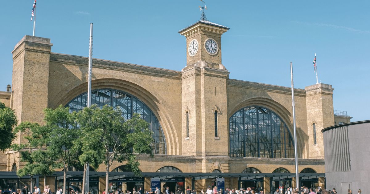 Great Western Railway (GWR) lost property office with customer service staff handling lost luggage and items