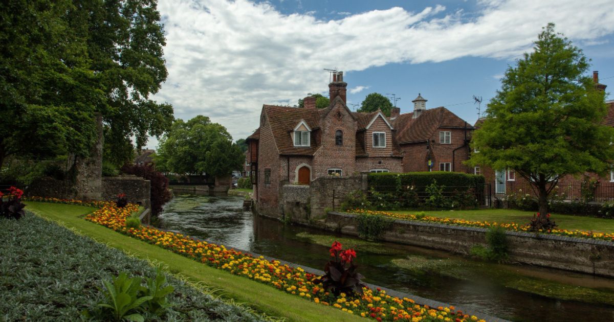 Stony Stratford historic town street view
