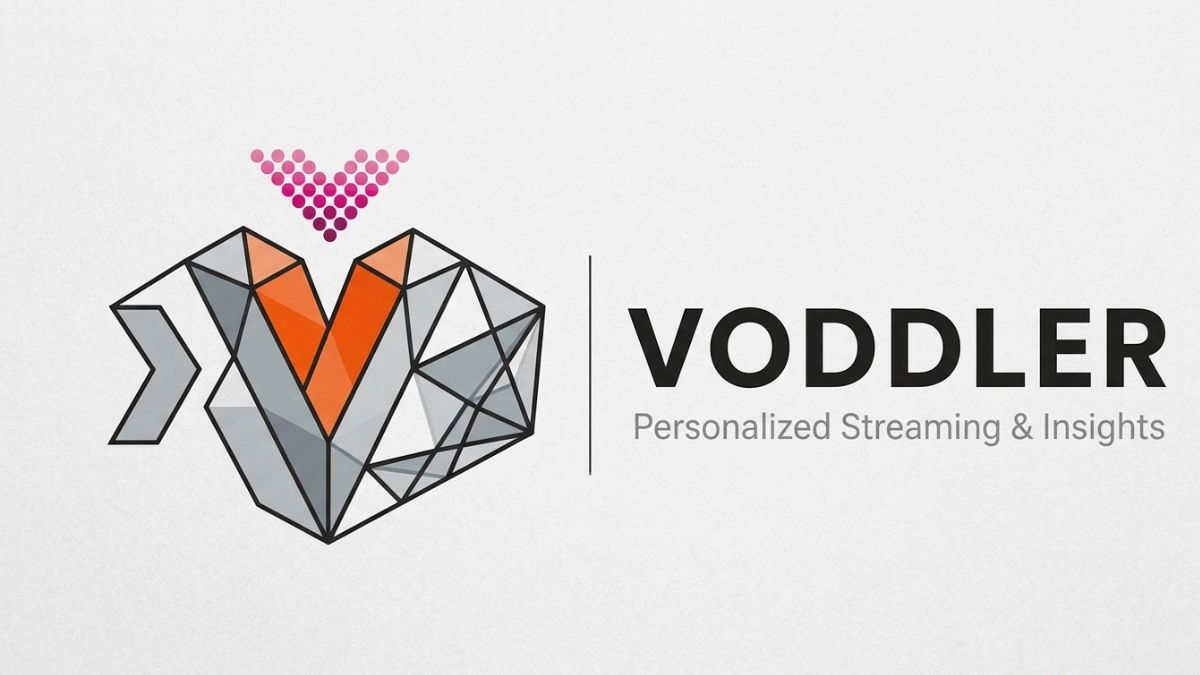 Person using media streaming analytics dashboard on smartphone, featured on voddler.co.uk