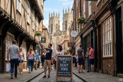 Property to rent York homes and apartments along a historic city street near York Minster.