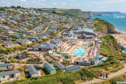 Devon Cliffs holiday park on the Devon coastline