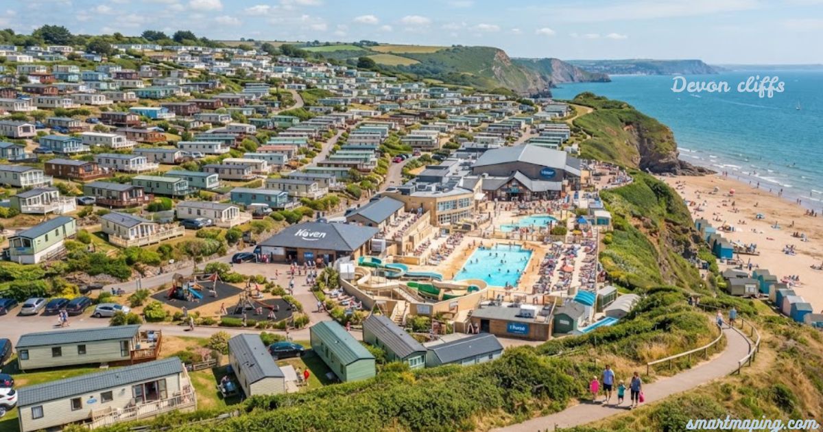 Devon Cliffs holiday park on the Devon coastline