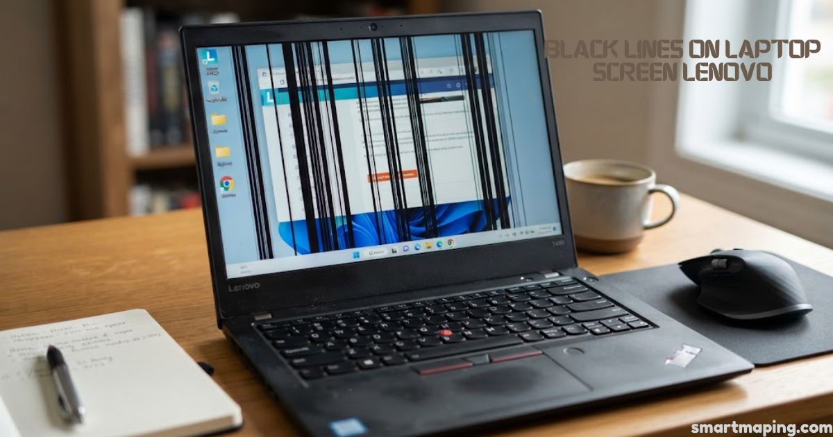 Lenovo laptop displaying black lines on screen — black lines on laptop screen lenovo.