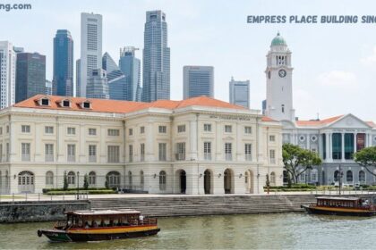 Empress Place Building Singapore with historic architecture and city skyline